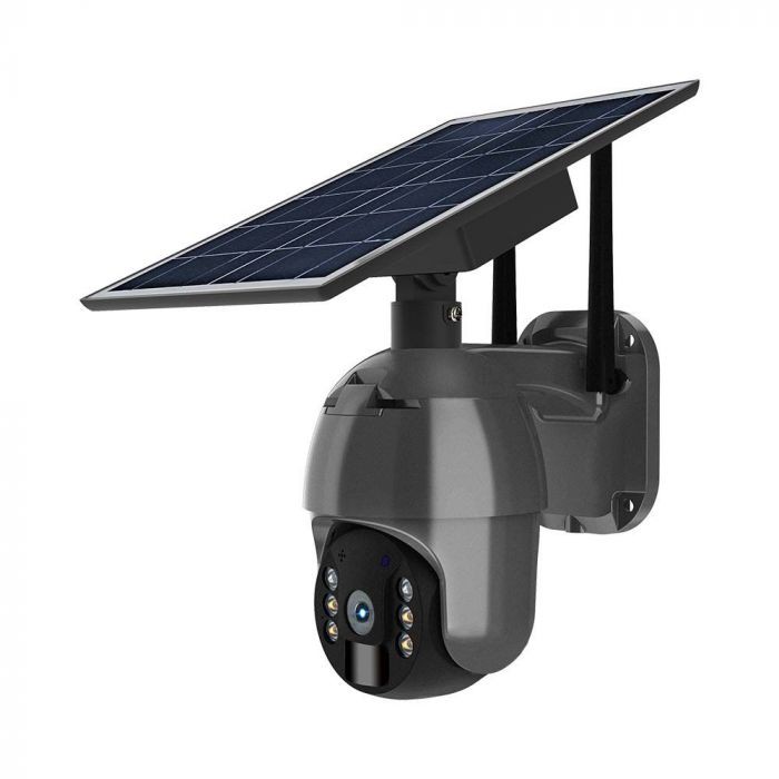HD SMART solarna PTZ kamera sa senzorom, crna