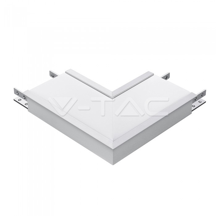 8W konektor - L oblik, bijeli 4000K