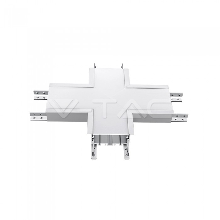 16W konektor - X oblik, sivi 4000K