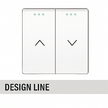 DESIGN LINE moduli za prekidače - bijeli